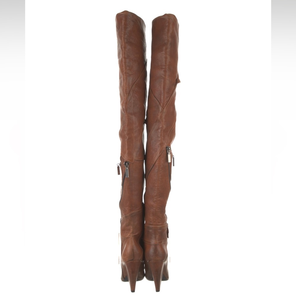 Saint Laurent leather over the knee boots - Picture 3 of 5